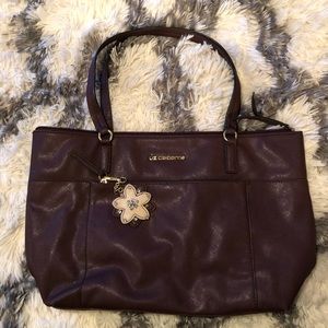 Eggplant Liz Claiborne Tote Purse
